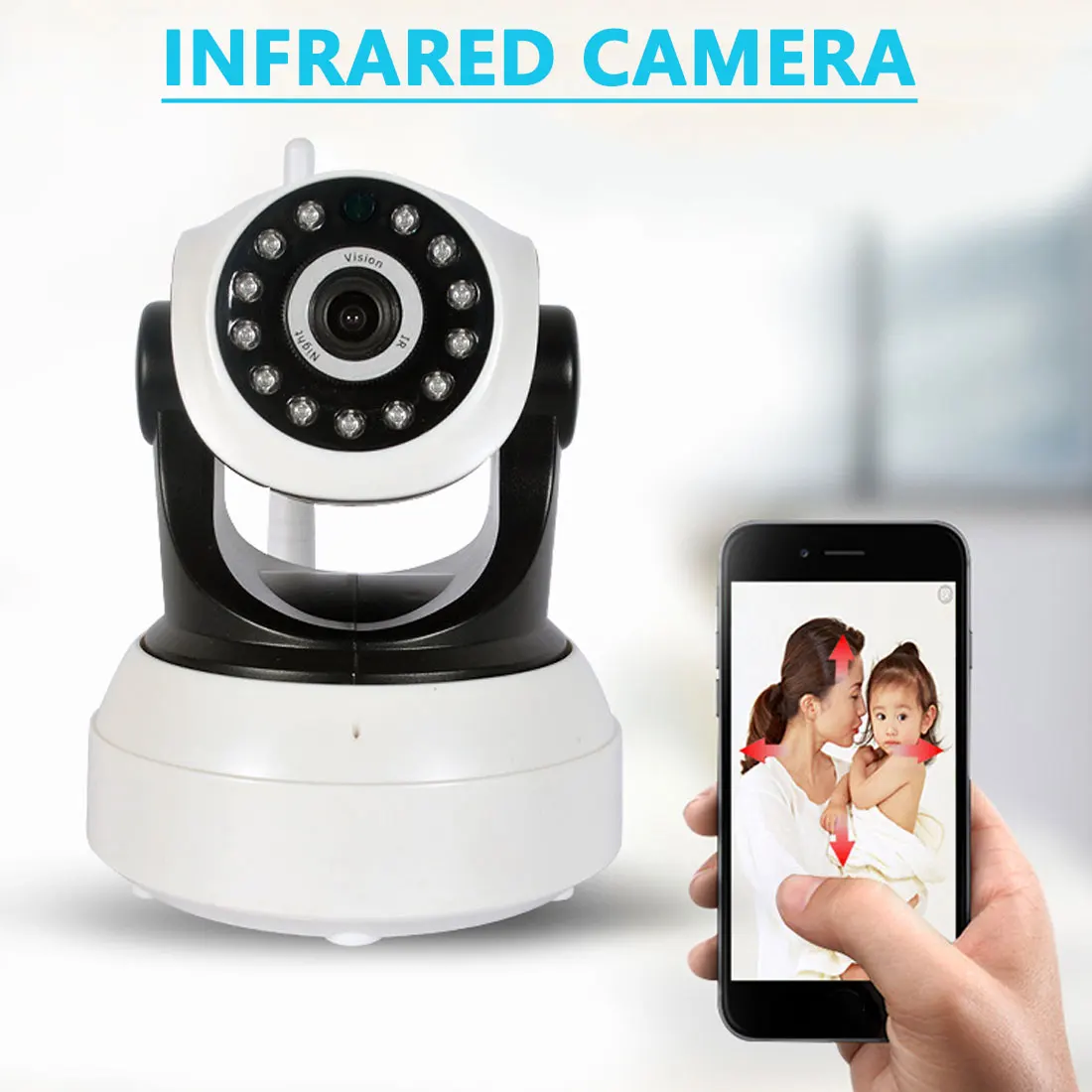 

IP Wireless Camera Infrared Body Camera HD video Sensor Micro Cameras Night Vision Camcorder security camera system