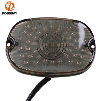 

POSSBAY DC 12V Motorcycle Taillight Dirt Bike Motorbike Rear Light Scooter Turn Signals Universal fit for Kawasaki Yamaha Honda
