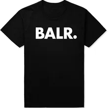BALR футболка с буквенным принтом Женская свободная футболка с коротким рукавом и круглым вырезом Летняя женская футболка топы Camisetas Mujer