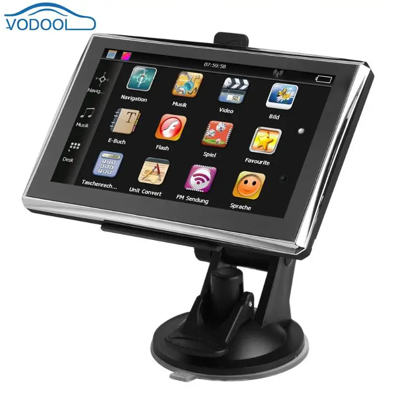 

VODOOL Portable 5in Screen Car GPS Navigator Automobile FM Navigation 8GB SAT NAV with North America/Europe/Australia Map