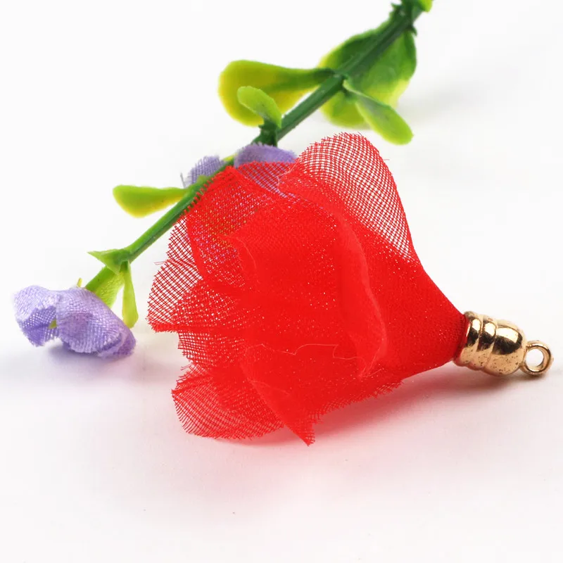 40mm Mix color FlowerTassels Of Satin For Woman Fashion Jewelry Finding DIY Earring Keyring Cellphone Handmade Accessory 100pcs 40mm Mix color FlowerTassels Of Satin For Woman Fashion Jewelry Finding DIY Earring Keyring Cellphone Handmade Accessory 100pcs