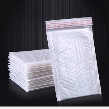 

10pc / piece. Various sizes white foam bag envelope foam aluminum foil office packaging envelope moisture-proof vibration bag