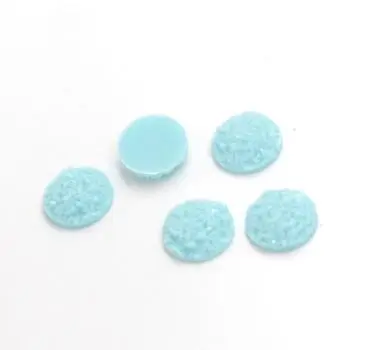 Jaymaxi 10 мм AB Цвет Druzy камень смола круглая плоская спина, кабошон для DIY украшения ювелирных изделий на заказ многоцветный 100 шт./лот - Цвет: 25