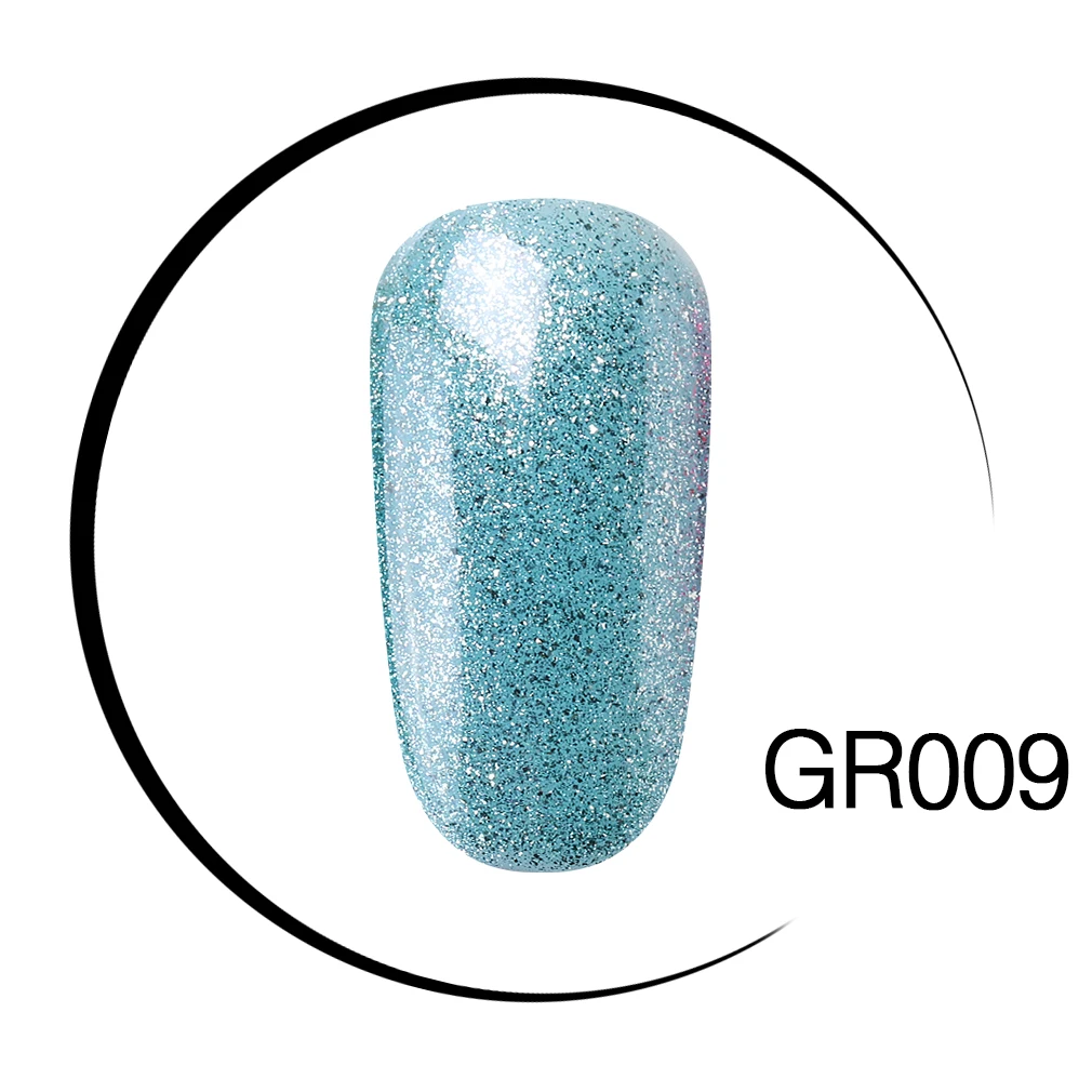 Elite99 Гель-лак для ногтей высокого качества для маникюра, салонов, 10 мл, зеленый цвет, отмачиваемый органический УФ-светодиодный Гель-лак для ногтей - Цвет: GR009