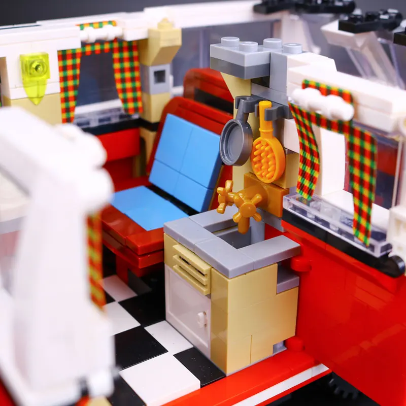 Светодиодная лампа 21001 lepining Technic Серия Volkswagen T1 playmobil оригинальный Кемпер Ван 21047