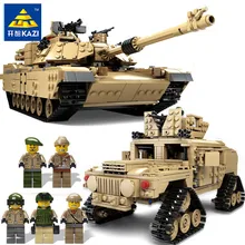 KAZI New Theme Tank Building Blocks 1463pcs Building Blocks M1A2 ABRAMS MBT KY10000 1 Change 2