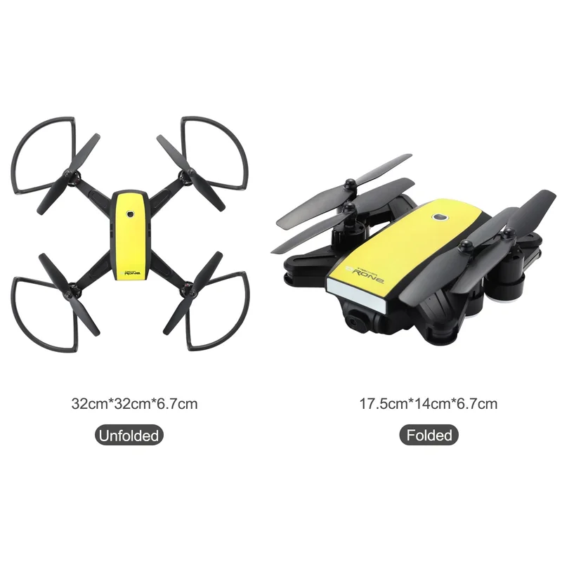 Складная двойная камера Дрон 720P WIFI 3D Flips Follow Me Altitude Hold аэрофотосъемка RC