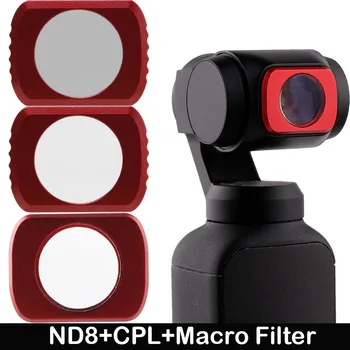 

Magnetic Filter For DJI OSMO POCKET Super Macro Close-Up+CPL+ND8 Filters For OSMO POCKET Protector Zoom Lens Gimbal Accessories