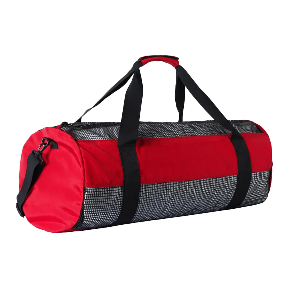 Heavy Duty Large Scuba Diving Snorkel Mesh Gear Bag Carry Holdall for Surfing Boating Camping Hiking Outdoor Tools Accessories