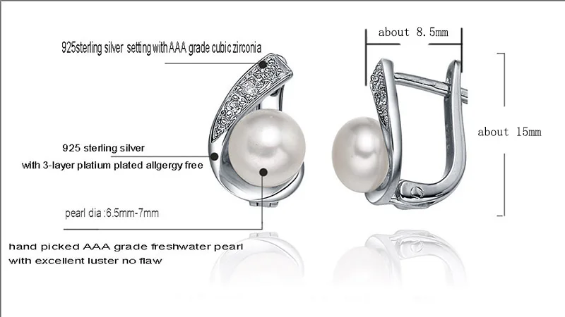 Sinya natural pearls hoop earring (8)