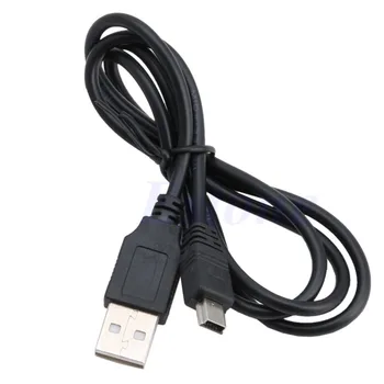 

1 PC Black USB 2.0 Male A to Mini 5 Pin B Charger Cord Charging Data Sync Cable Adapter New