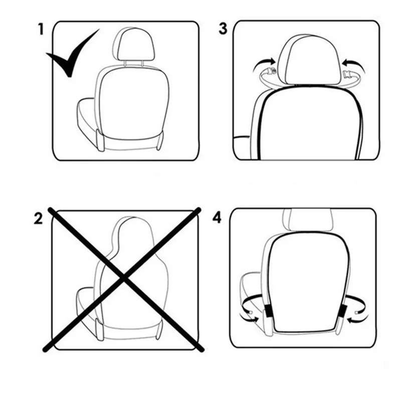 Защита на заднюю часть автокресла для детей, Детский водонепроницаемый коврик от грязи и грязи, автомобильные аксессуары для интерьера