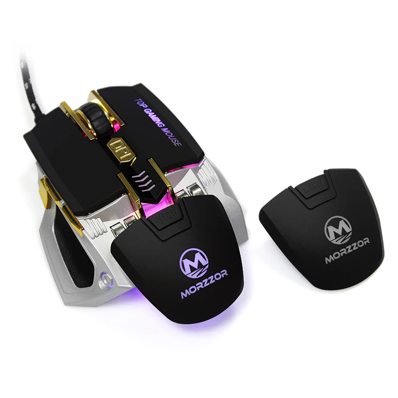 

Wired USB Gaming Mechanical Driver Mouse Ergonomics Programmable 7 Buttons 4 Colors Light 4000DPI For Laptop Gamer Mice mouse