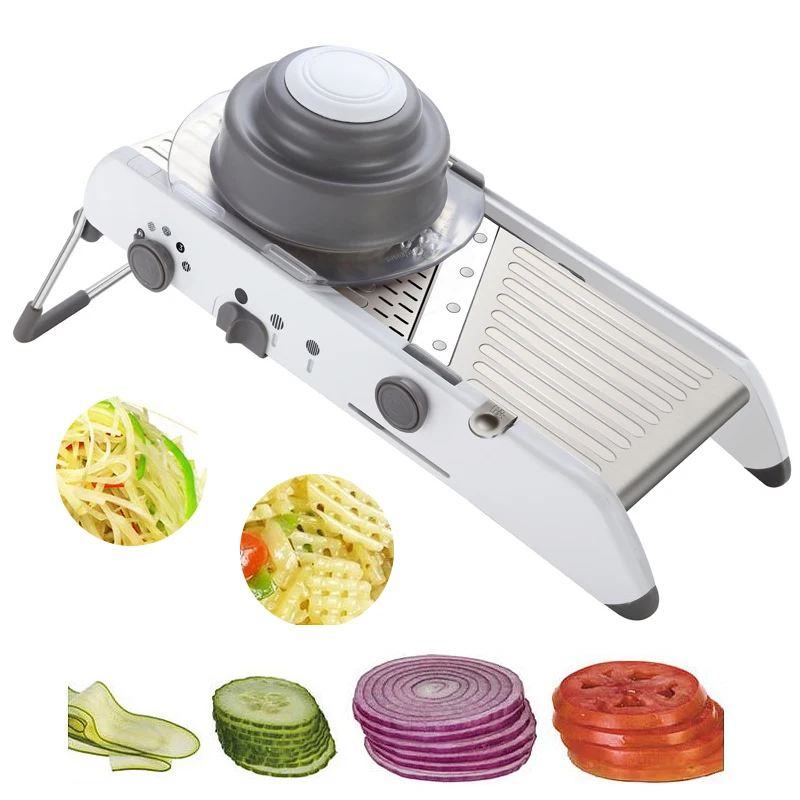 

Kitchen Slicer 4 Gear Adjustable Vegetable Cutter Cuisine Gadget Multifunction Grater Shredder Slicer Nicer Dicer Quick Tools
