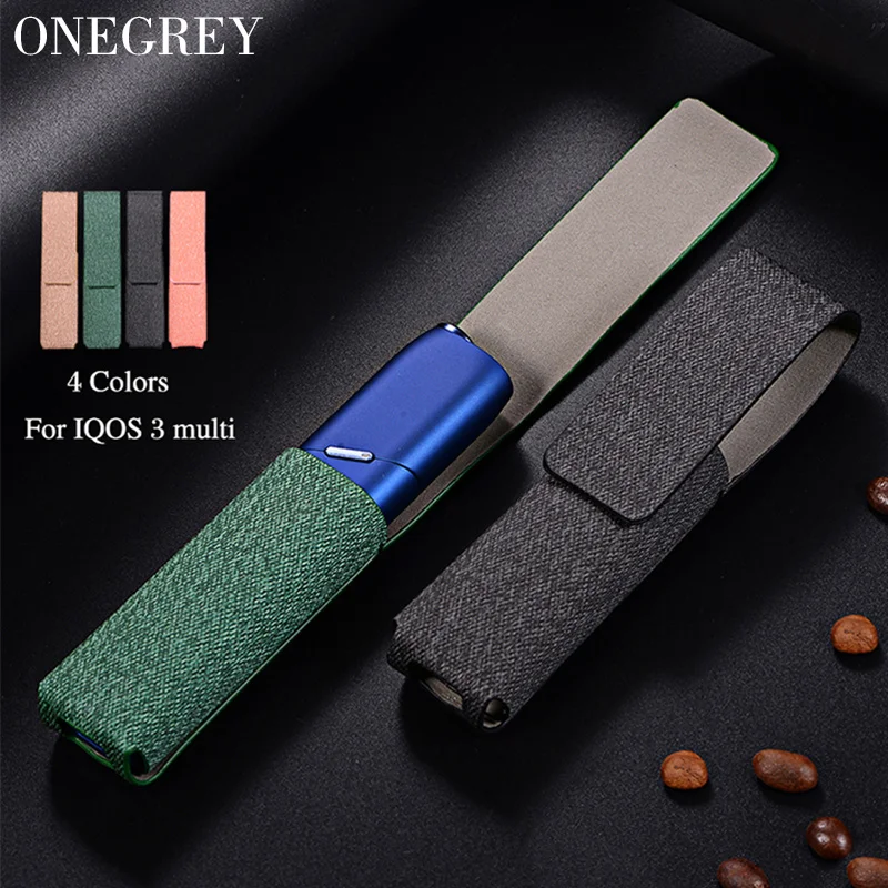 Luxury Soft Fabric Leather Bag for Case Iiqos 3 Multi Cigarette Accessories Carrying Protective Cover Iqos |