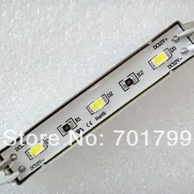 20 шт. 5730 SMD LED модуль; высокий яркий; 1.2 Вт; IP65; DC12V; 120-150lm; размер: 75 мм* 12 мм; металлический корпус