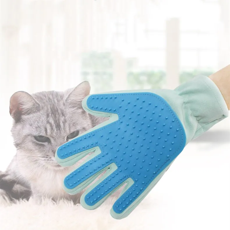 Pet Gloves Cat Comb Silicone Bath Cleaning Supplies Dog Gloves Combin