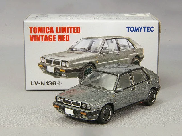 1: 64 Lancia Delta HF Racing WRC LV-N136a серая модель автомобиля