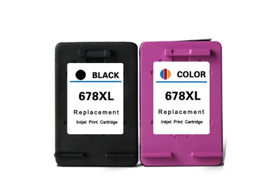 

2x Compatible ink cartridge for HP 678XL 678 for HP 2515 3515 1018 1518 ink jet printer Real hot sale