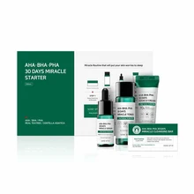 Alguns por mi aha bha pha 30 dias milagre starter kit barra de limpeza + toner milagre soro milagroso creme coreia cosméticos