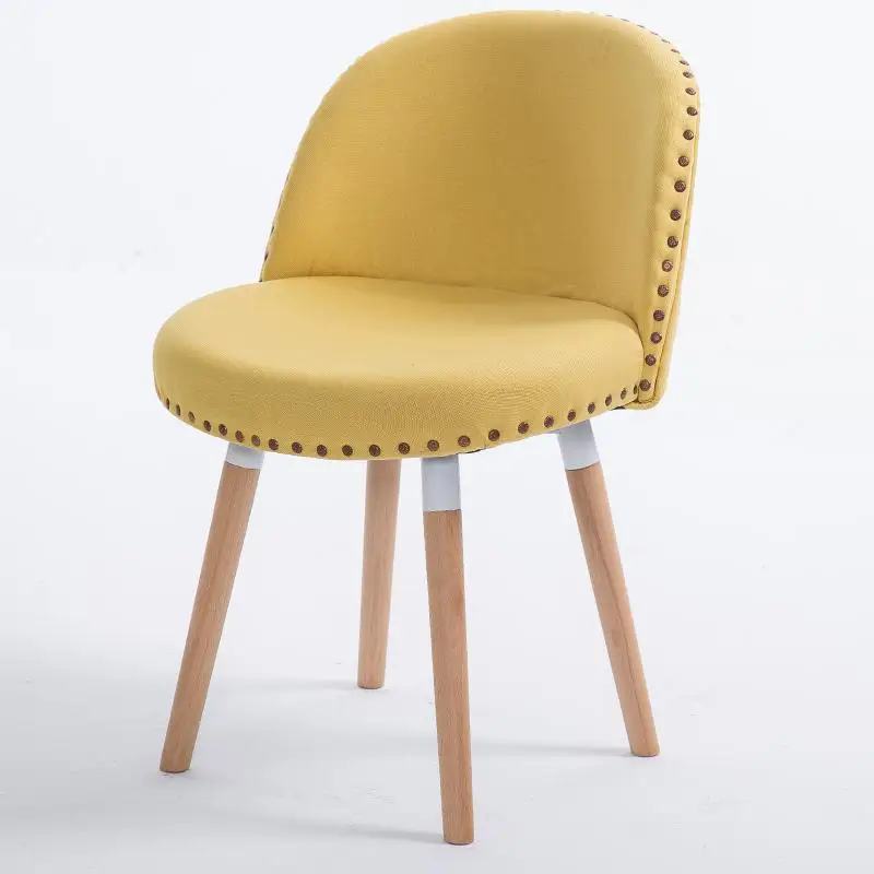 Твердый обеденный стул из дерева, кофе спинка кресла, простой современный компьютерный стул для взрослых, скандинавский домашний креативный стул - Цвет: style3