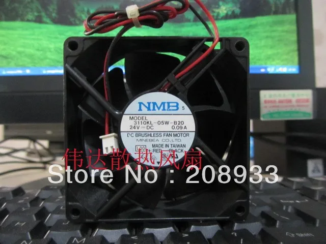 Для NMB 8025 3110KL 05W B20 24V 0.09A|nmb| |