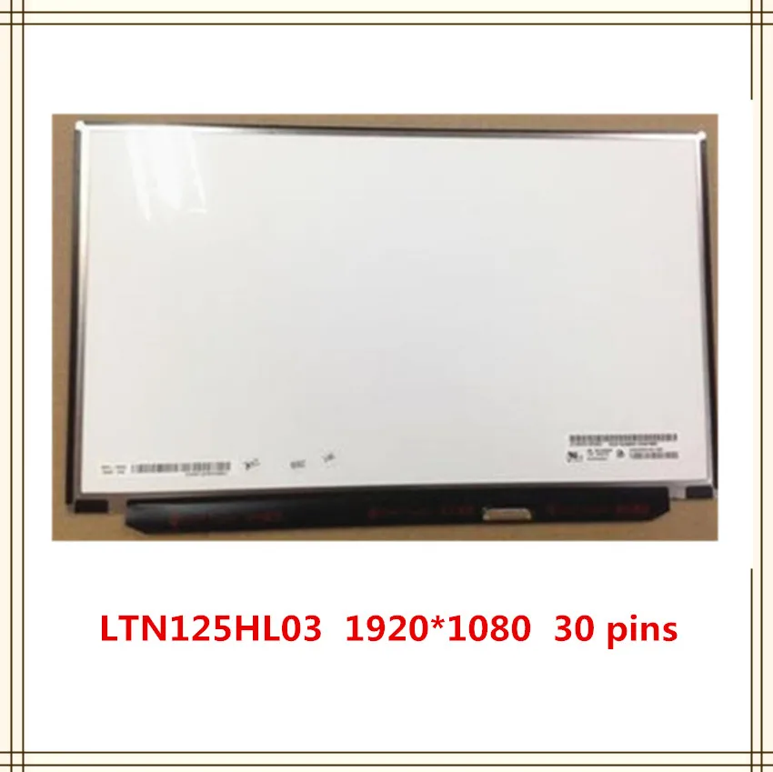 Оригинальный 12 5 дюймовый ЖК экран для ноутбука LENOVO X240 X250 LTN125HL03 ips светодиодный
