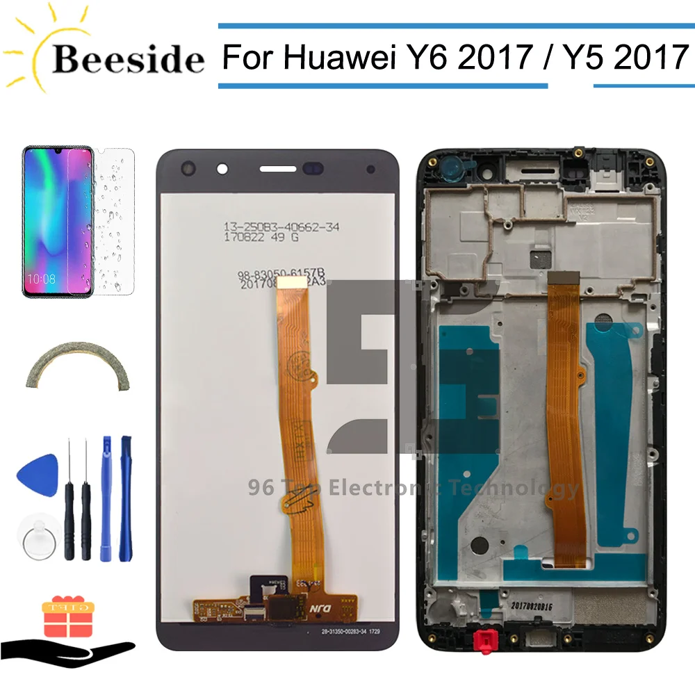 ЖК+ рамка для huawei Nova Young 4G LTE/Y6 MYA-L11 L41 L01 ЖК-дисплей кодирующий преобразователь сенсорного экрана в сборе для Y5 MYA-L22