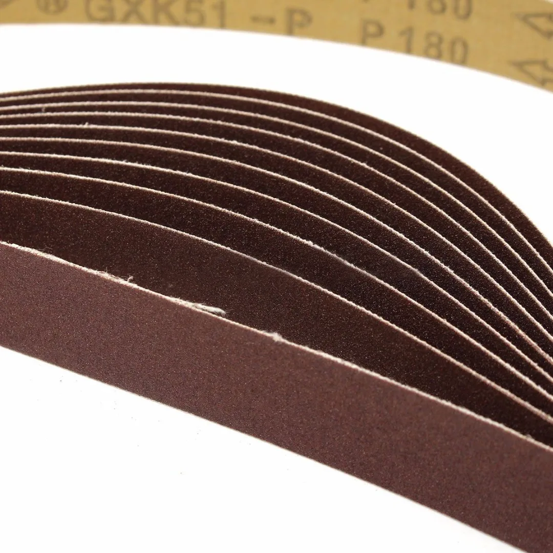 10pcs New 760mm*25mm Abrasive Sanding Belts for Rexon Clarke 80 Grit~600 Grit