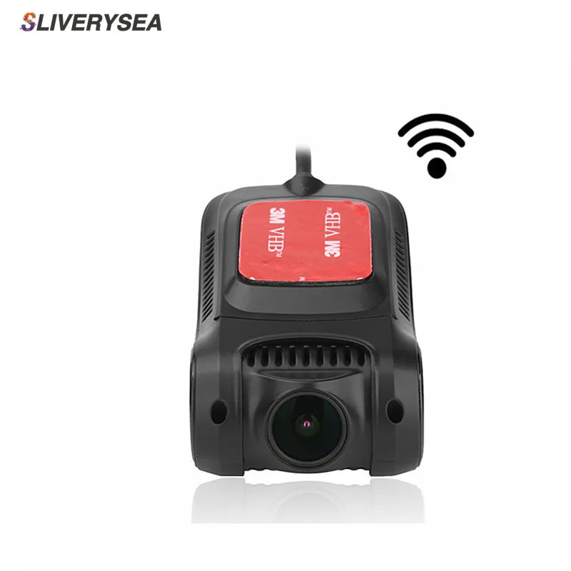 SLIVERYSEA видеорегистратор WiFi Full HD 1080P Автомобильный без экрана 170 градусов