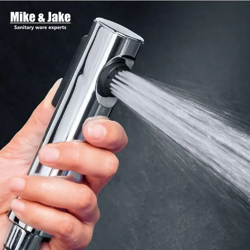 2016 Chrome ABS Sprayer hand held toilet bidet spray shattaf spray factory sale toilet shower jet bathroom bidet tap FQ010