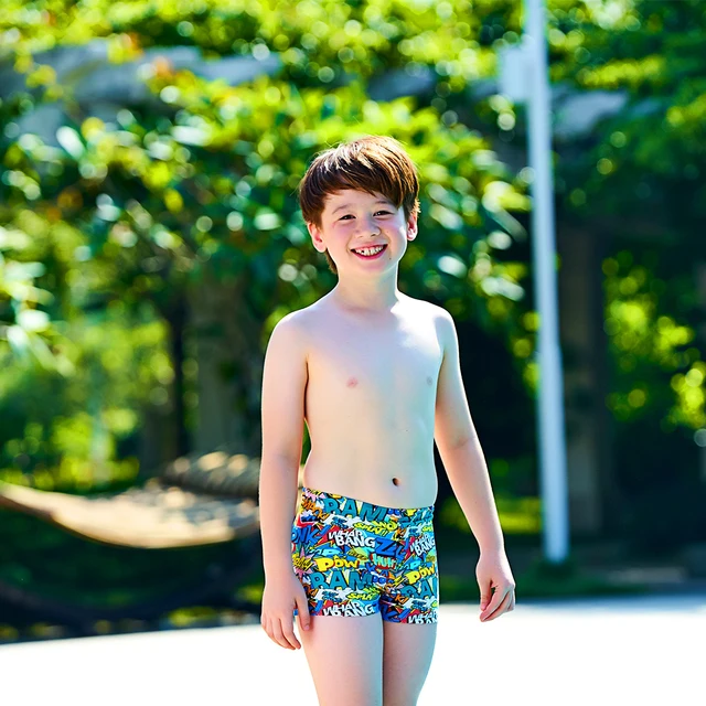 High Quality Children ocean Cartoon swimming Trunks Boys 2018 children