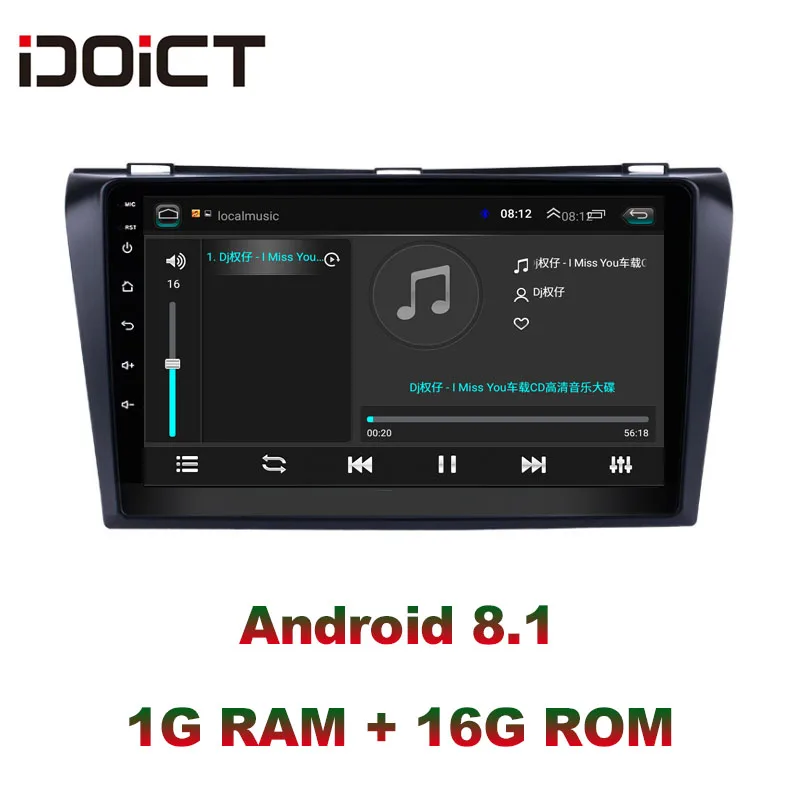 IDOICT Android 8.1 Car DVD Player GPS Navigation Multimedia For Mazda 3 Radio 2004-2013 car stereo wifi IDOICT Android 8.1 Car DVD Player GPS Navigation Multimedia For Mazda 3 Radio 2004-2013 car stereo wifi