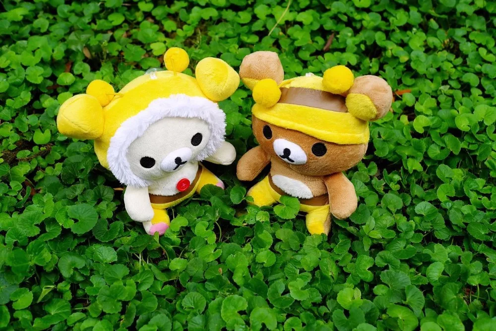 2PCEasy медведь, японский медведь, Расслабленный медведь, rilakkuma плюшевые игрушки, кукла захватывающая машина кукла