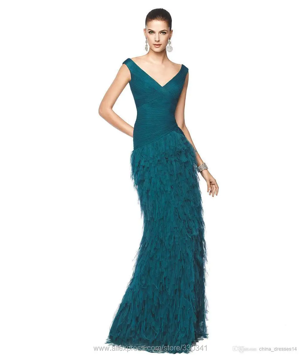 Sapphire Blue Formal Evening Dresses 