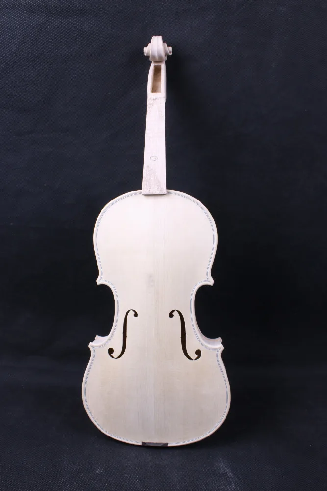 

Unfinished violins 4/4, flame maple back, ribs,neck 1pcs Unglue Russian spruce top Yinfente 001