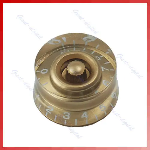 

Hot Sell 10pcs/lot Gold Speed Control Knob Numerals For Electric Guitar New New