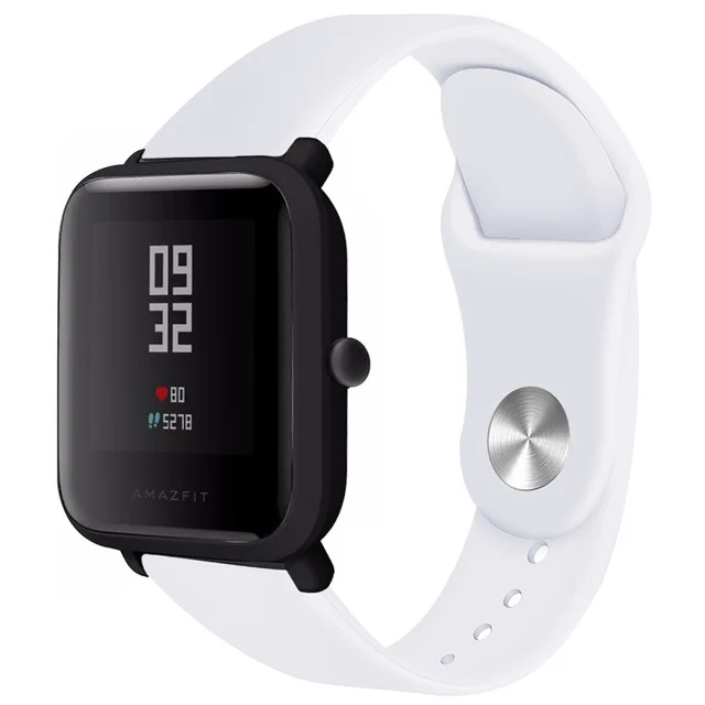 Силиконовый мягкий ремешок для Xiaomi Huami Amazfit Bip BIT Lite, Молодежные умные часы, носимый браслет, ремешок для часов Amazfit 20 мм - Цвет: 3