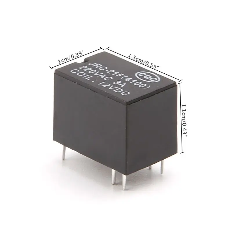10 шт. JRC 21F 4100 DC Мини реле питания 6 контактный PCB монтажная плата 3В 5В 12В|Реле| |