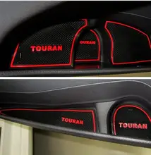 Touran gate slot pad slip mat Non-slip Mats sticker door cup mat anti slip mat Interior used for Touran