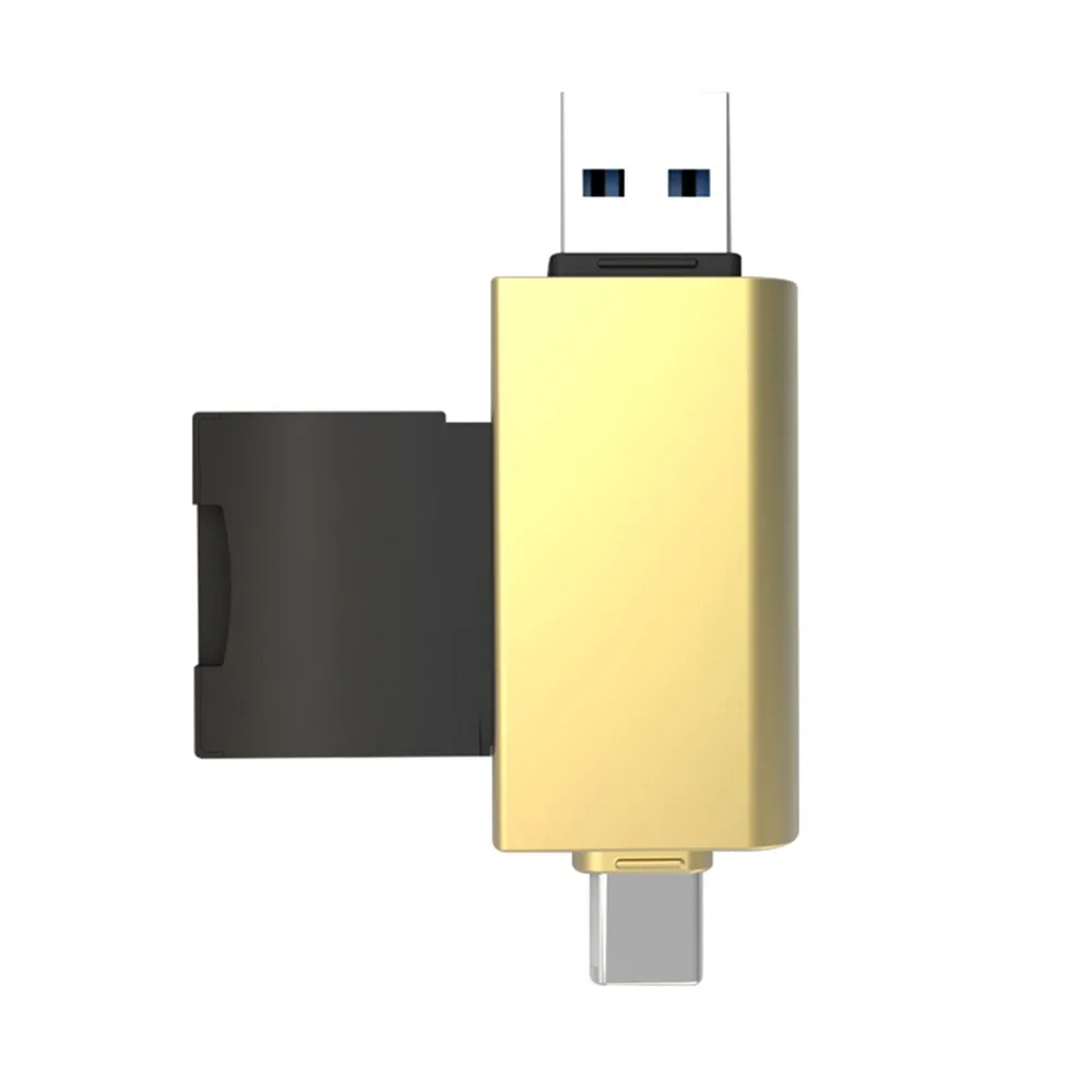 Card reader usb 3,0 micro sd micro usb высокое Скорость USB 3,0 + Тип C 2 в 1 устройство чтения карт памяти флэш-адаптер микро-sd SDXC z75