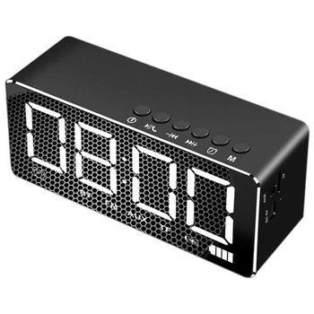 

Mirror Alarm Clock Speaker Wireless Mobile Computer Mini Home Overweight Subwoofer Led Lights Small Stereo Smart Bluetooth
