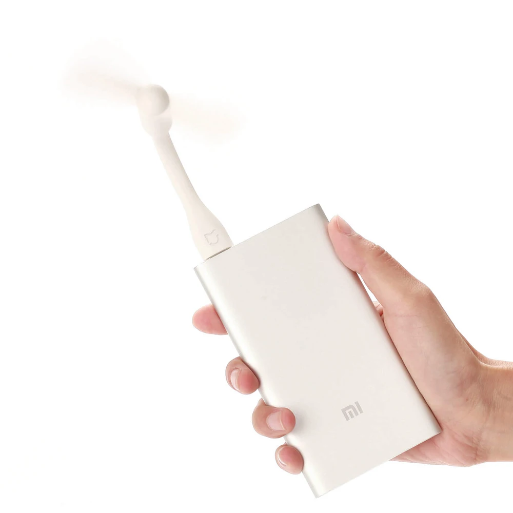 Оригинальный портативный вентилятор Xiaomi Mijia с USB гибкий Карманный съемный размер