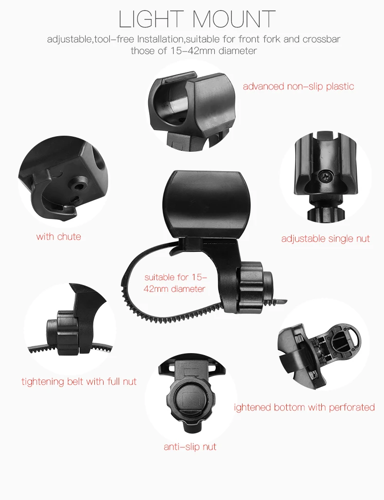 Flash Deal INBIKE 1000 Lumen Bicycle Light USB Rechargeable Riding Flashlight Bike Lamp Led Mountain Bike Equipment Cycling Accessories 310 16