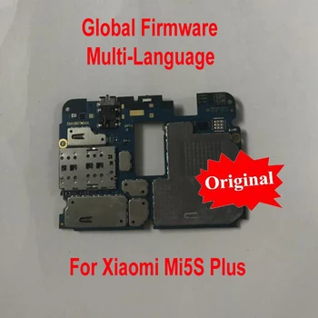 

Global Firmware Original Unlock Working Mainboard For Xiaomi Mi5S Mi 5S Plus Mi5SPlus Motherboard card fee chipsets flex cable