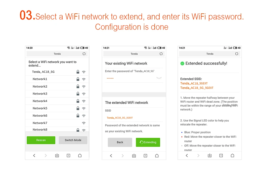 Tenda A18 двухдиапазонный Wi-Fi ретранслятор AC1200Mbps расширитель диапазона Усилитель сигнала простая настройка двух внешних всенаправленных антенн