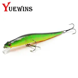 Yuewins Minnow Рыбалка приманки 12 см 11,3 г 3D средства ухода для век воблеры искусственные жесткий приманки наживка; рыболовный воблер Карп QA173