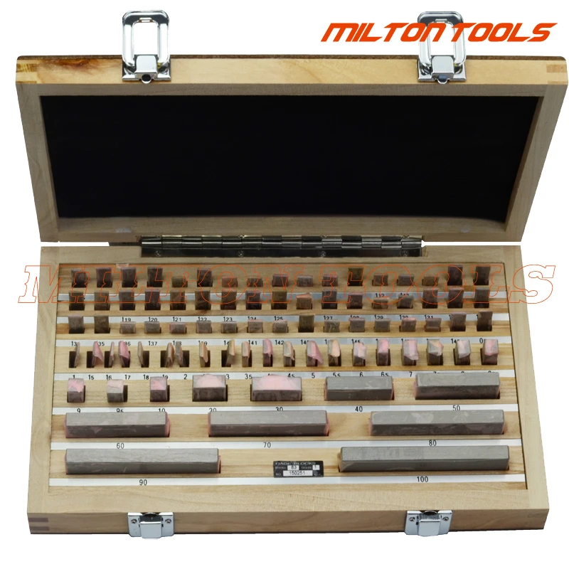 Block Gauge Set 83pcs//set 0 Grade 0.5-100mm High Precision