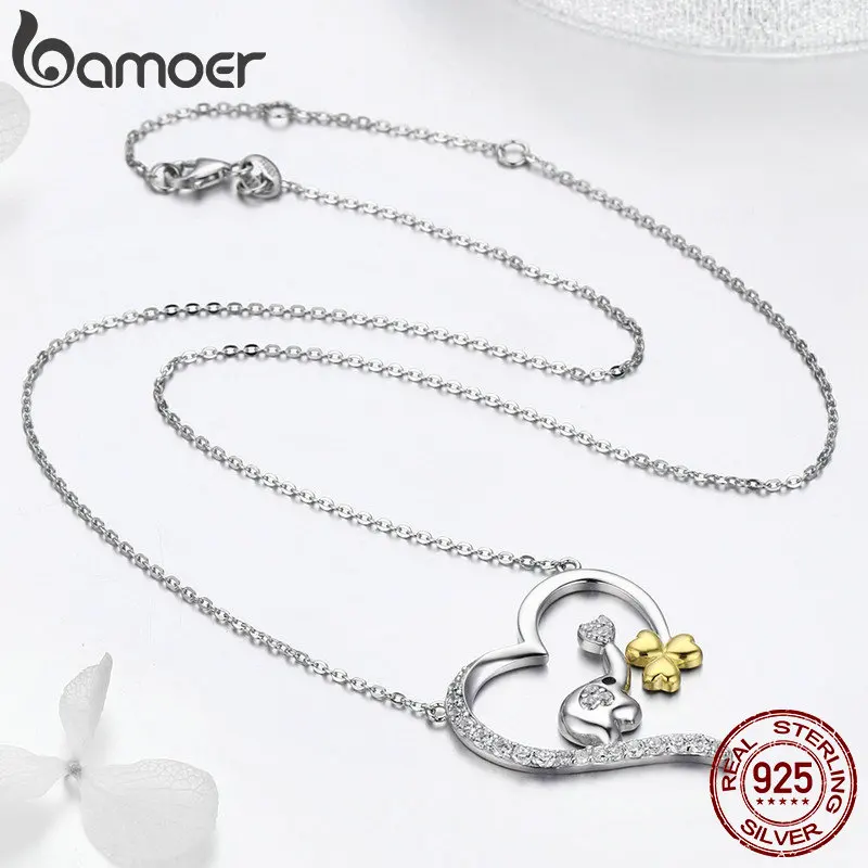 Bamoer High Quality 100 925 Sterling Silver Elephant Cute Animal Bamoer High Quality 100 925 Sterling Silver Elephant Cute Animal Earrings Necklace Jewelry Set Zhs064 In Sets From