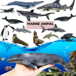 Новинка 2018 12 шт. ненастоящее животное игрушка модель океан мир динозавра мини для детей